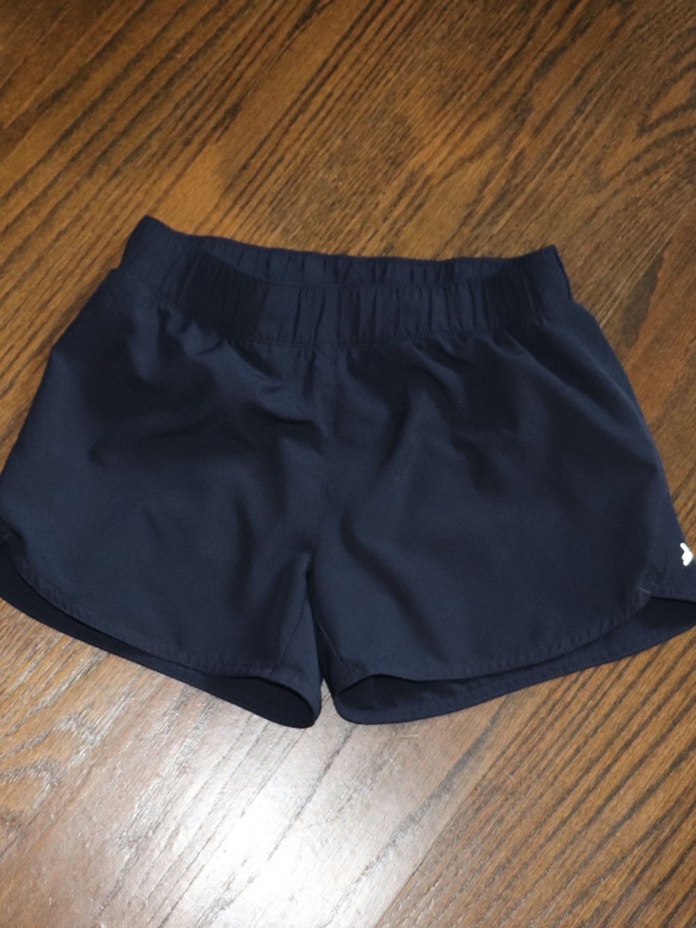 Bundle 4 Girls Running Shorts Various Brands Sz 10/12 Green, Black, Navy Blue - Picture 10 of 16
